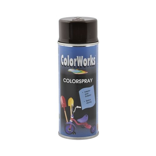 COLORSPRAY 400ML SORT BLANK RAL9005 HLBL