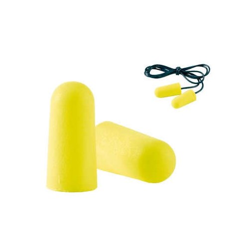 EARSoft Yellow Neon ørepropper i pose a 2 stk ( 250stk. Kartong )
