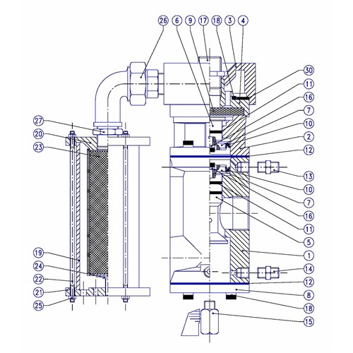 VALVE HOUSING RCV-125