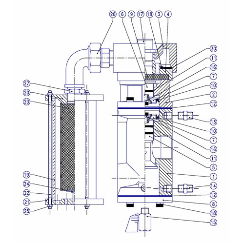 VALVE HOUSING RCV-125