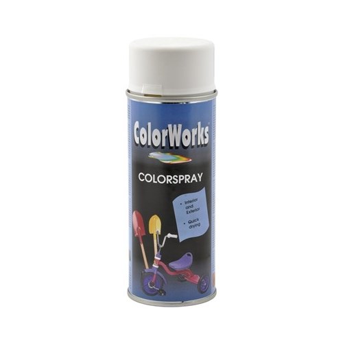 COLORSPRAY 400ML HVIT HLVBL RAL9010