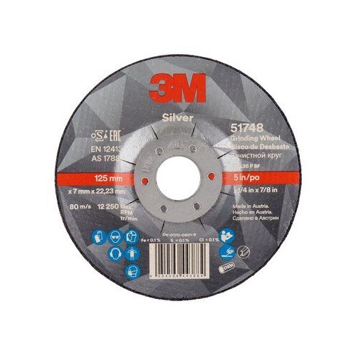 3M™ Silver Navrondell, T27, 125mm x 7mm x 22,23mm