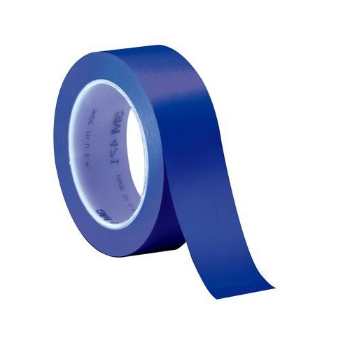 3M™ Vinyltape 471, Blå, 6,35 mm x 32 m, 12 stk/krt, PN6405