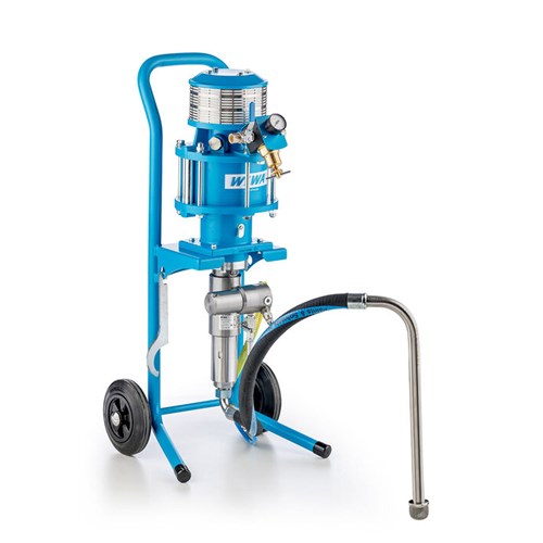 Malerpumpe Phoenix GX 140053 RS/F med sugeslange og 2-hjuls tralle