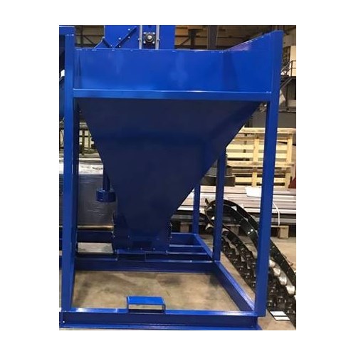 Abrasive hopper including sieve, optional for RC-50-150 / RC-80-160