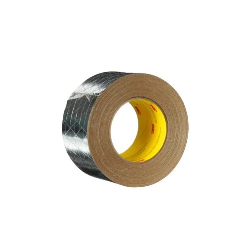 3M™ Venture Tape™ FSK Facing Tape 1525CW, Silver, 72 mm x 45.7 m, 16 rolls per case