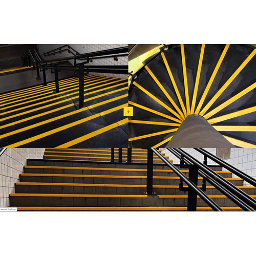 Safestep YMER Black with Yellow nose 1000mm x 345m x 30mm