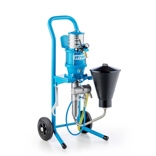 Malerpumpe Phoenix GX 140053 RS/F med 6 l trakt og 2-hjuls tralle