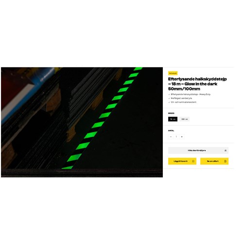 MOOSE GRIP Heavy duty - Glow in the dark - Anti-slip R13